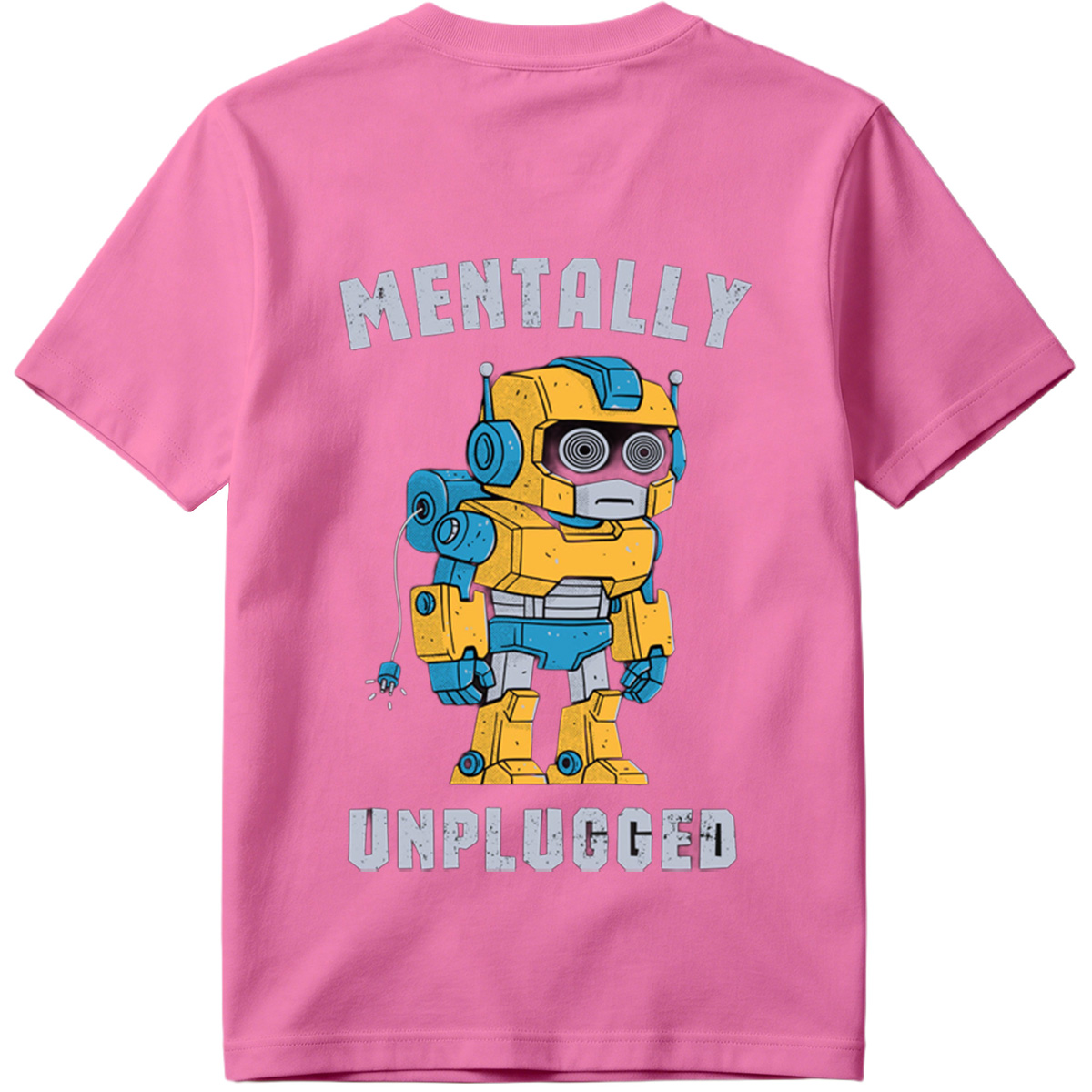 Mentally Unplugged Robot Design - Tee