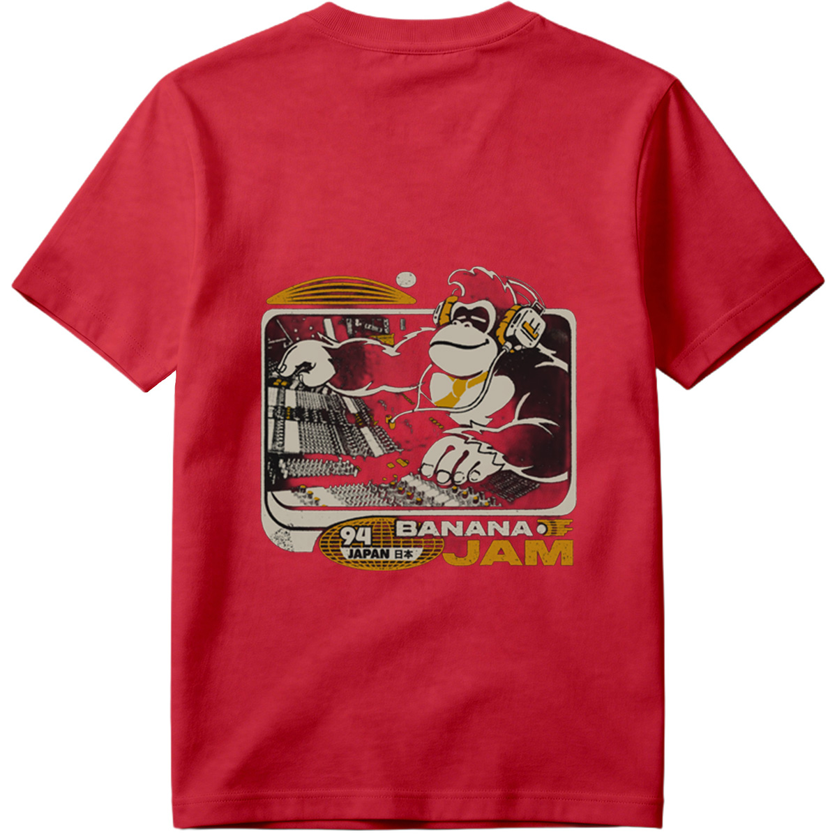 Banana Jam 94 Japan - Monkey DJ Character - Tee