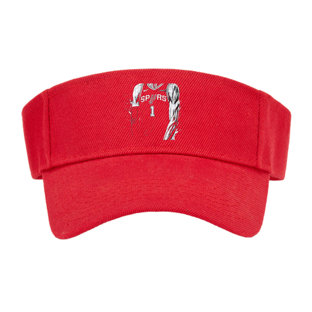 Wembanyama in Spurs Jersey, #1, Basketball Player, Artist Signature -  Visor cap