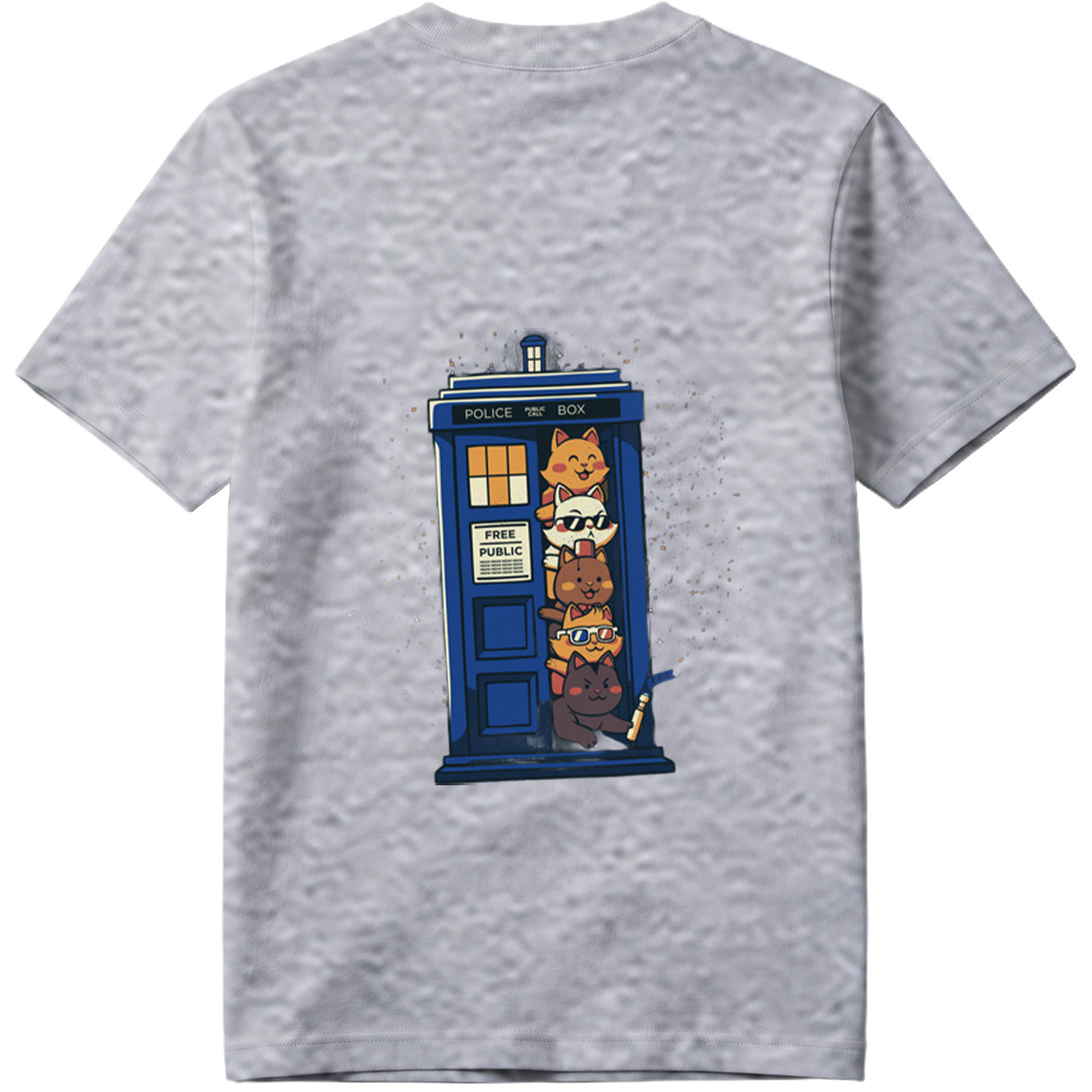 Doctor Who Cats in the TARDIS - Tee