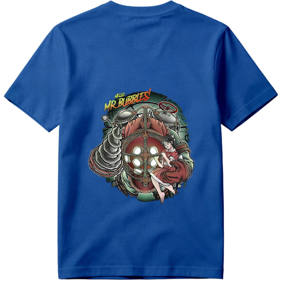Hello Mr. Bubbles! - Steam Punk Submarine Adventure - Tee