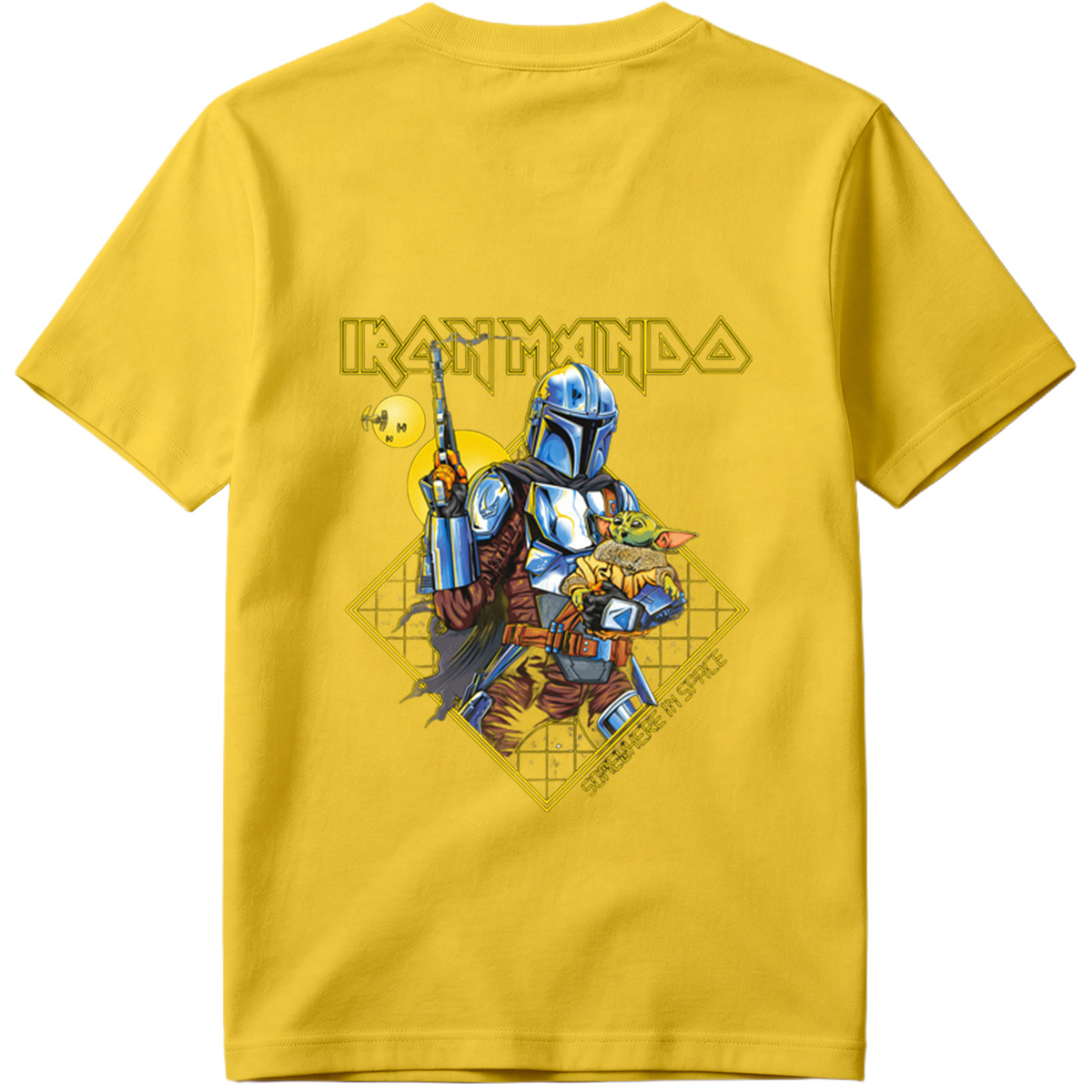 Iron Mando: The Mandalorian and Grogu in Space - Tee