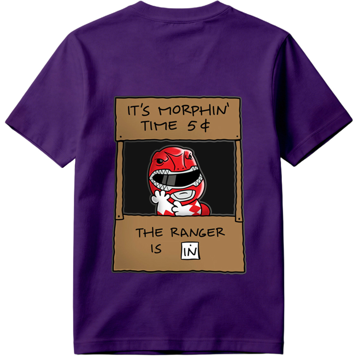 Red Ranger Morphin Time Booth - Tee