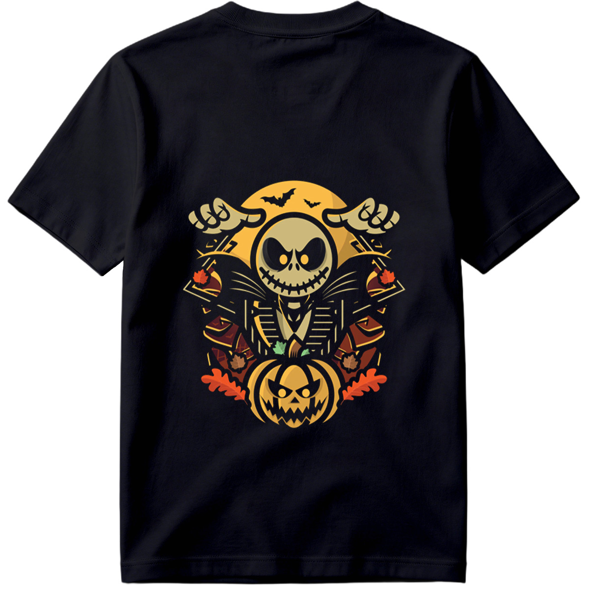 Jack Skellington and Pumpkin King Halloween Design - Tee