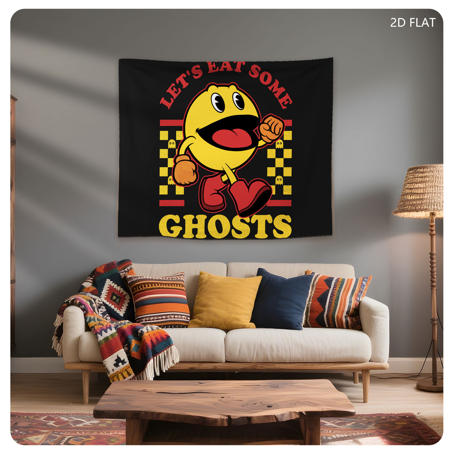 Pac-Man: Let's Eat Some Ghosts - Tapestry