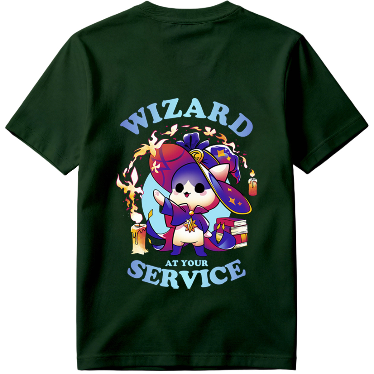 Wizard Cat at Your Service - Tee