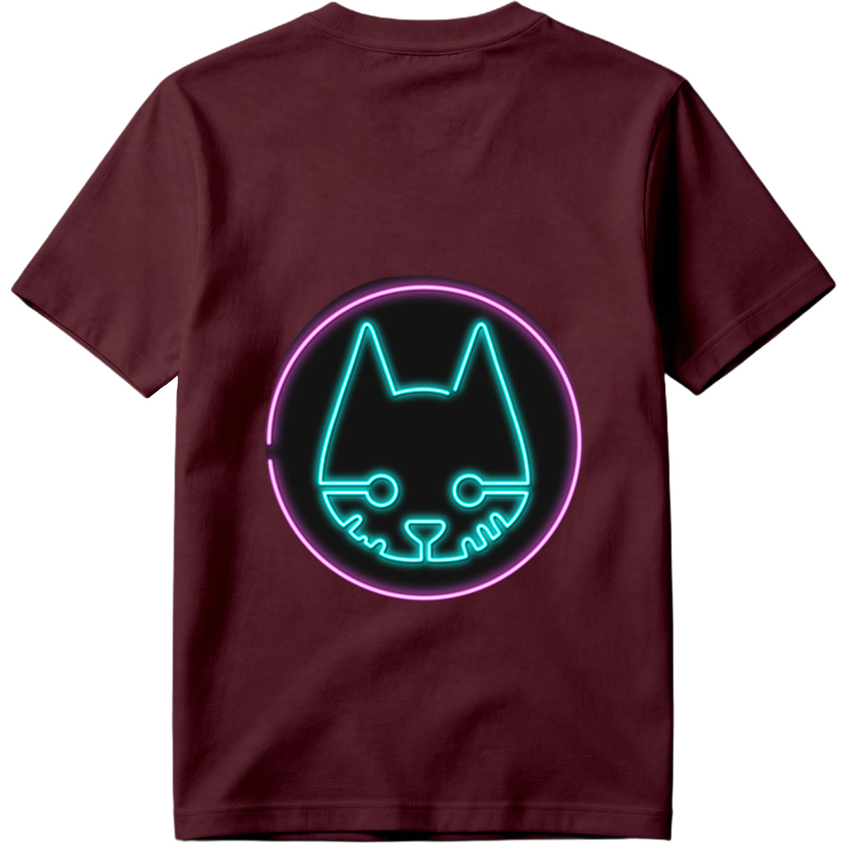 Neon Cat Logo - Tee
