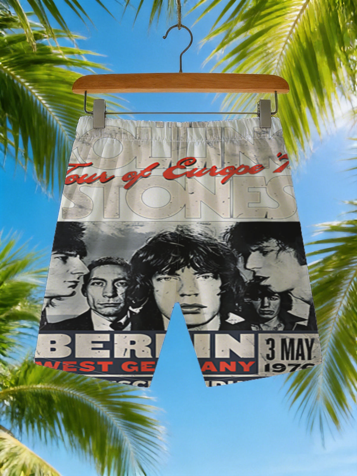 The Rolling Stones Tour of Europe '76 - Berlin, West Germany, 3 May 1976, Deutschlandhalle -  Beach shorts