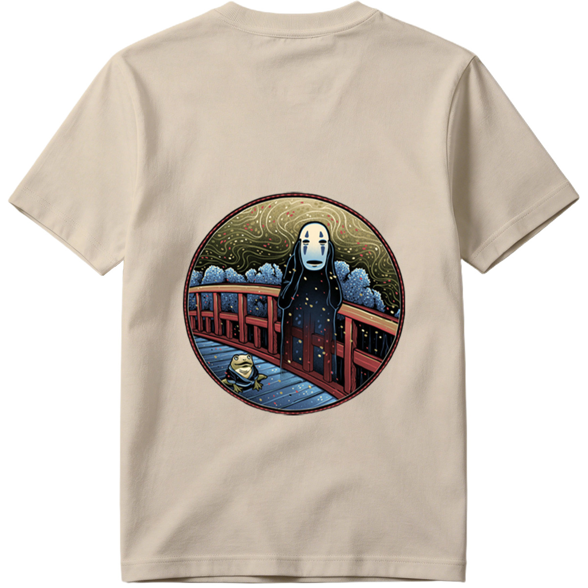 Spirited Away: No-Face and Frog on Bridge - Tee