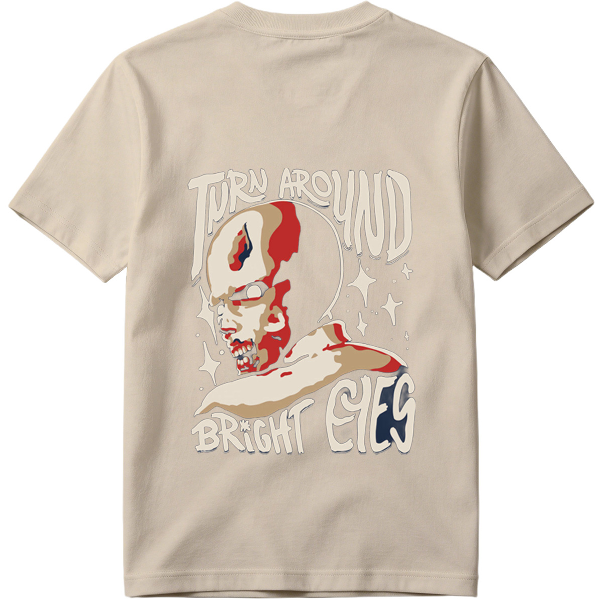 Turn Around Bright Eyes: Skull Character Design - Tee