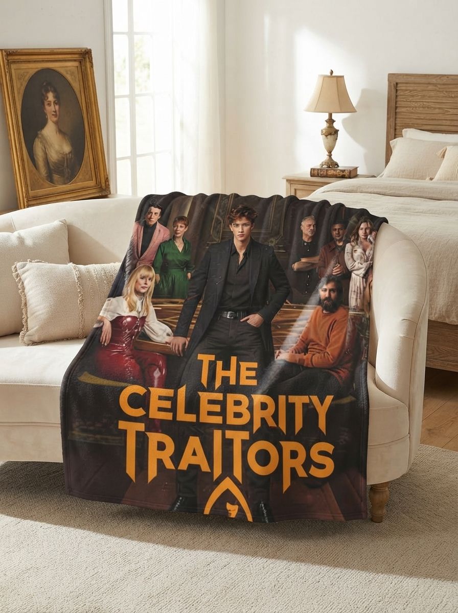 Custom Photo Flannel Throw Blanket Personalized Face Portrait Fleece Throw for Bed Sofa Warm Cozy Gift