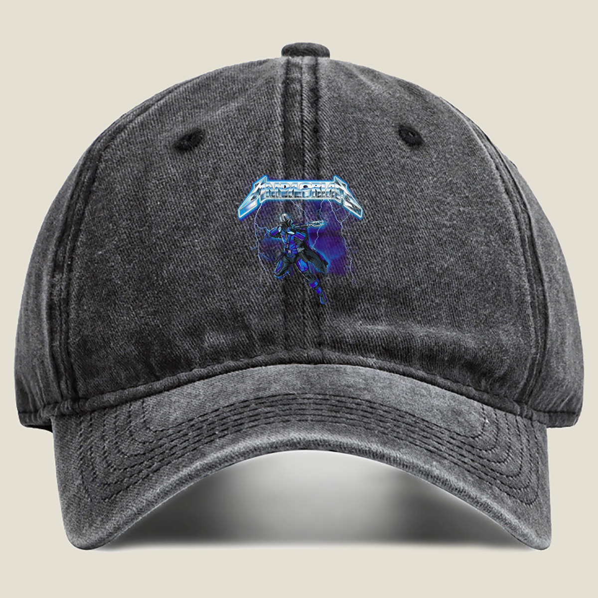 Mandalorian: The Armored Warrior in Stormy Skies - Hat