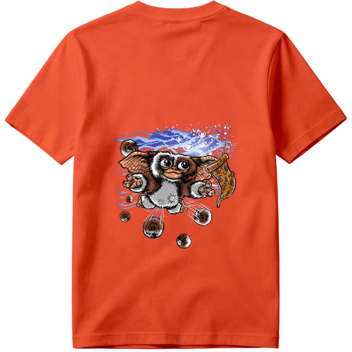 Gremlins - Gizmo with Pizza - Tee