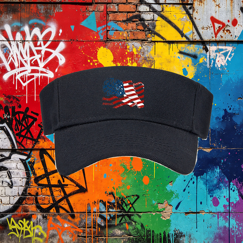 Unisex Classic Mesh Back Hat with American Flag Print - Patriotic Design for Outdoor Activities, Beach, Camping, and Casual Wear - Ideal for Adults Seeking Comfortable Sun Protection and National Pride Style