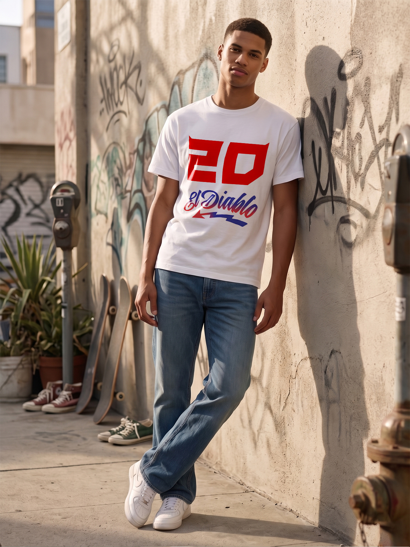 Men's Printed T-Shirt with 