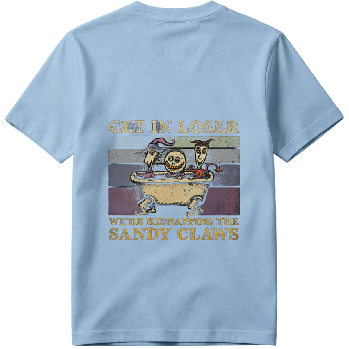 The Nightmare Before Christmas: Jack, Sally, and Oogie Boogie in a Bathtub - Tee