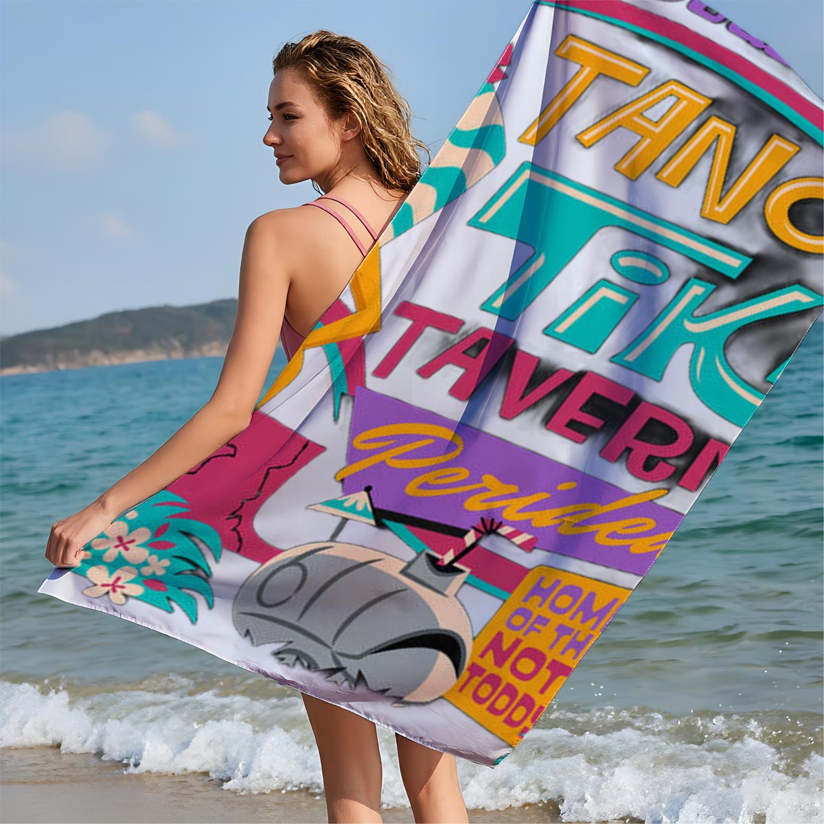 Tano's Tiki Tavern: Get Stranded at Peridea, Home of the Noti Toddy - Beach towels