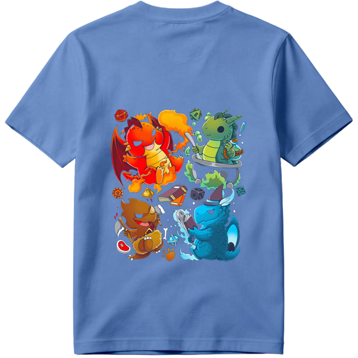 Dragon Quest: Fire, Nature, Earth, and Water Elements - Tee