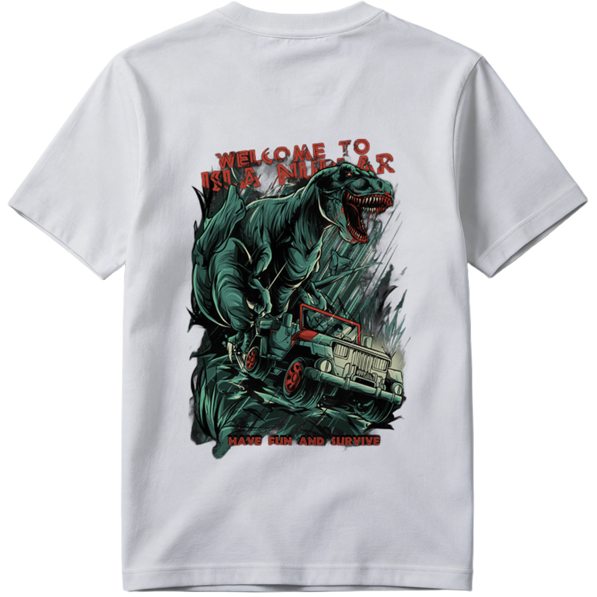 T-Rex vs Jeep: Welcome to Kla Nutar - Tee