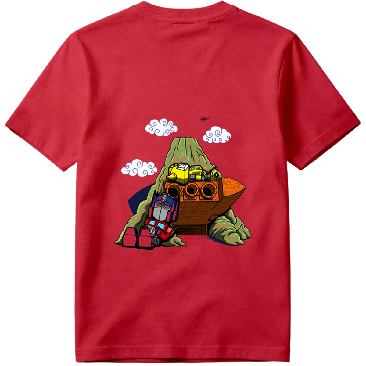 Transformers: Optimus Prime and Bumblebee at the Ark - Tee