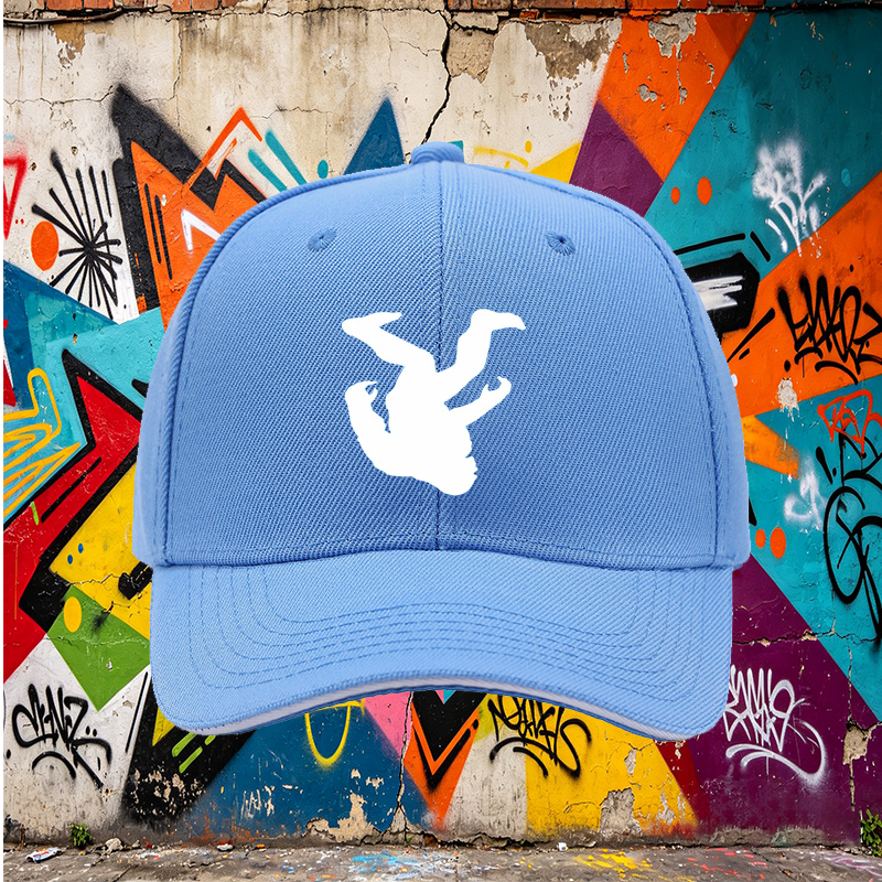 Unisex Classic Sandwich Hat with Bigfoot Silhouette Print - Lightweight Cotton Baseball Cap for Outdoor Adventures, Camping, Hiking, and Casual Wear - Perfect for Nature Enthusiasts and Cryptid Fans