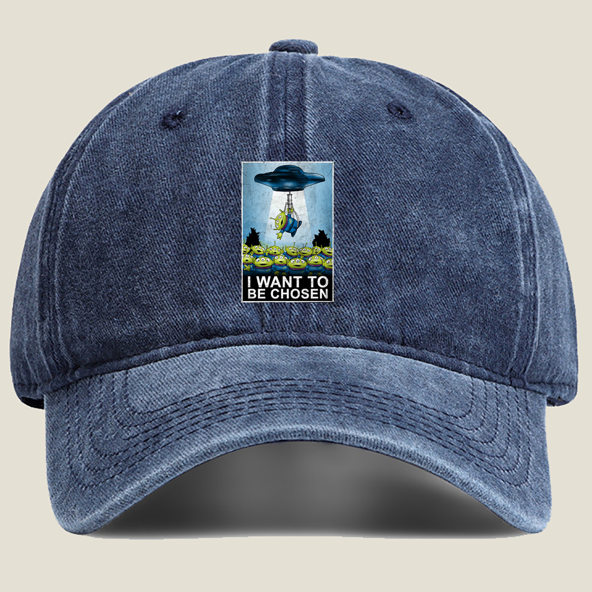 Toy Story Aliens: I Want to Be Chosen - Washed Denim - Baseball Cap