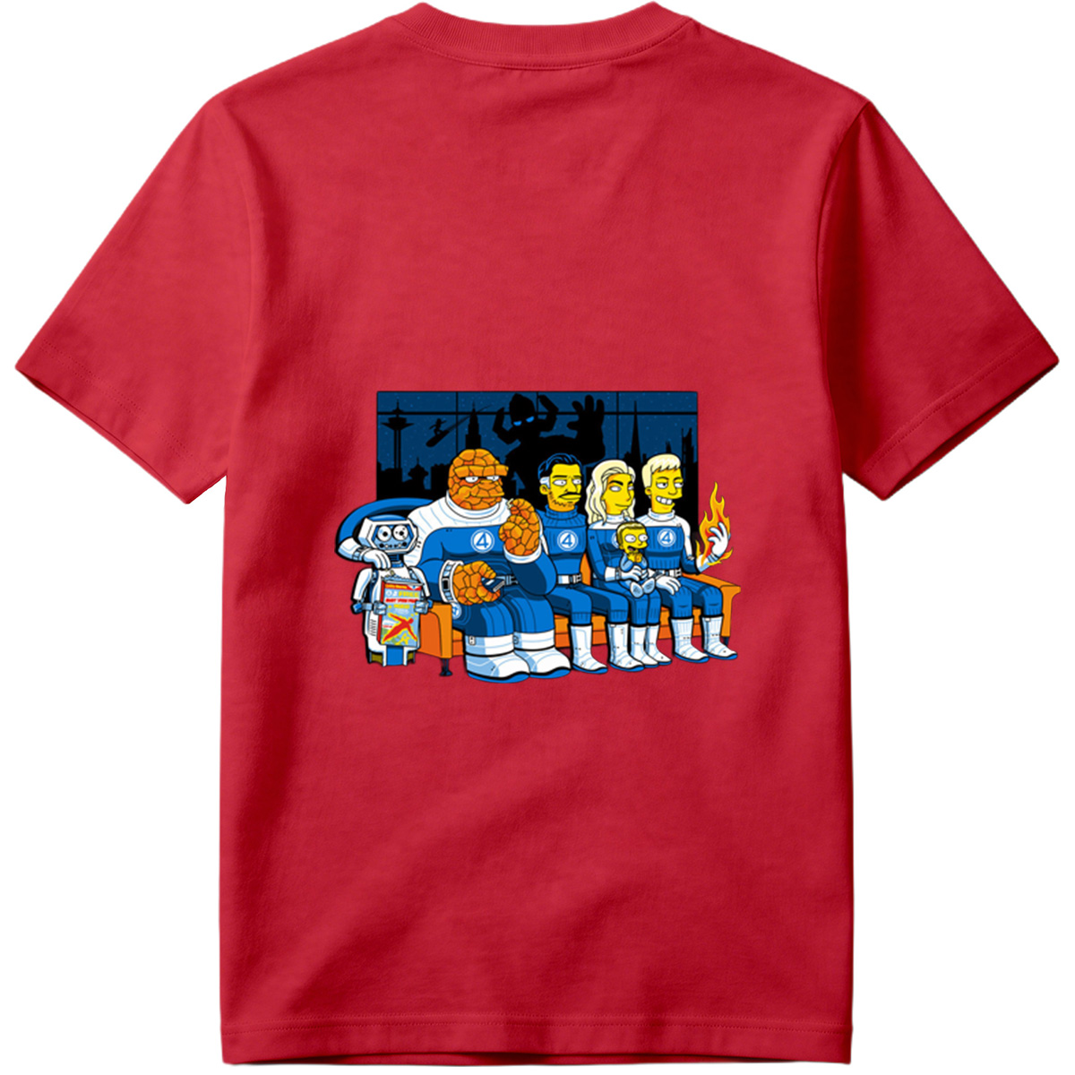 The Simpsons Meet the Fantastic Four - Tee
