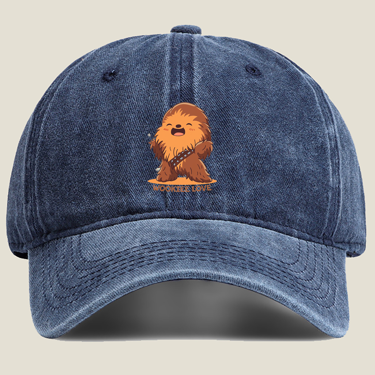 Star Wars Chewbacca Wookiee Love - Washed Denim - Baseball Cap