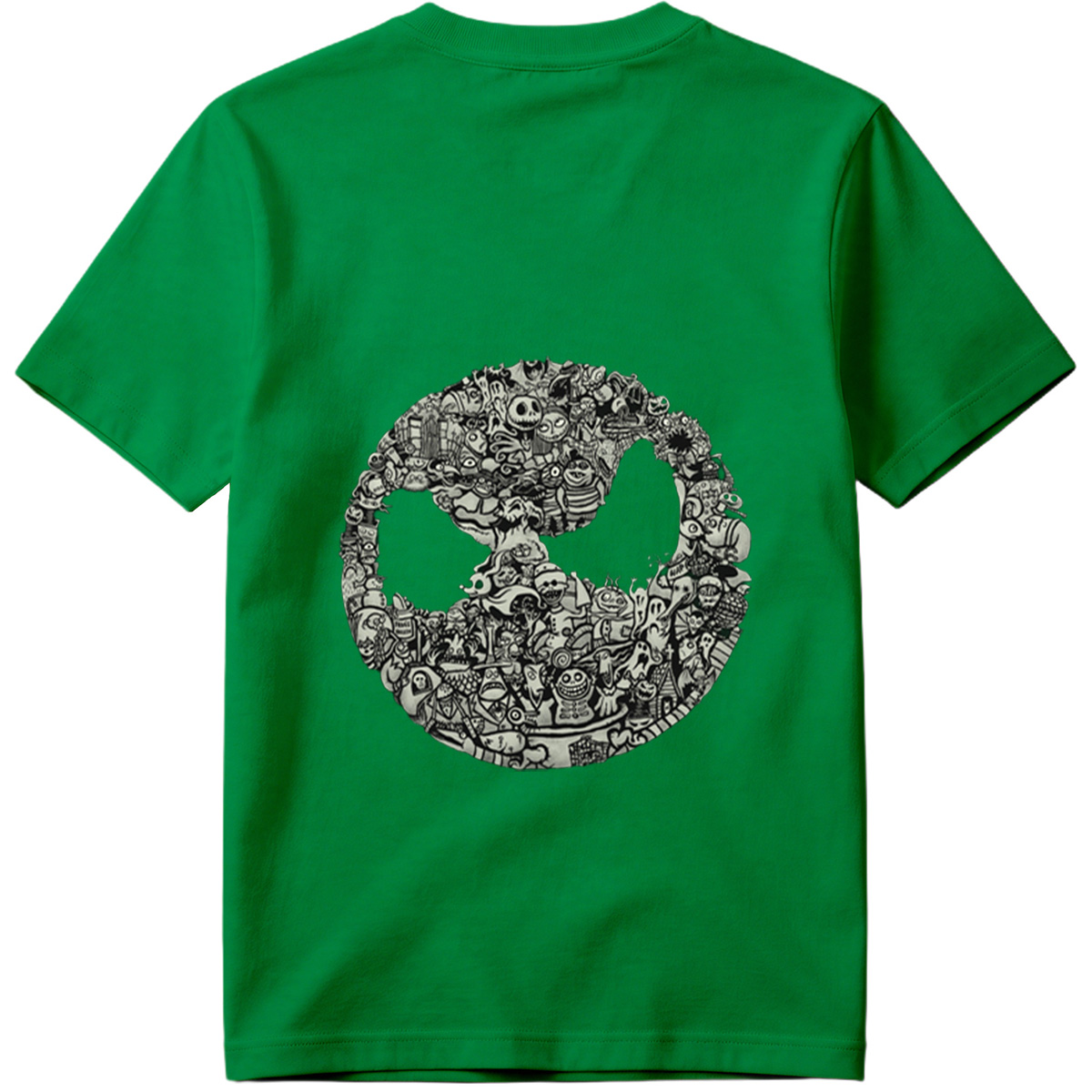 Tim Burton's Nightmare Before Christmas Character Collage - Tee