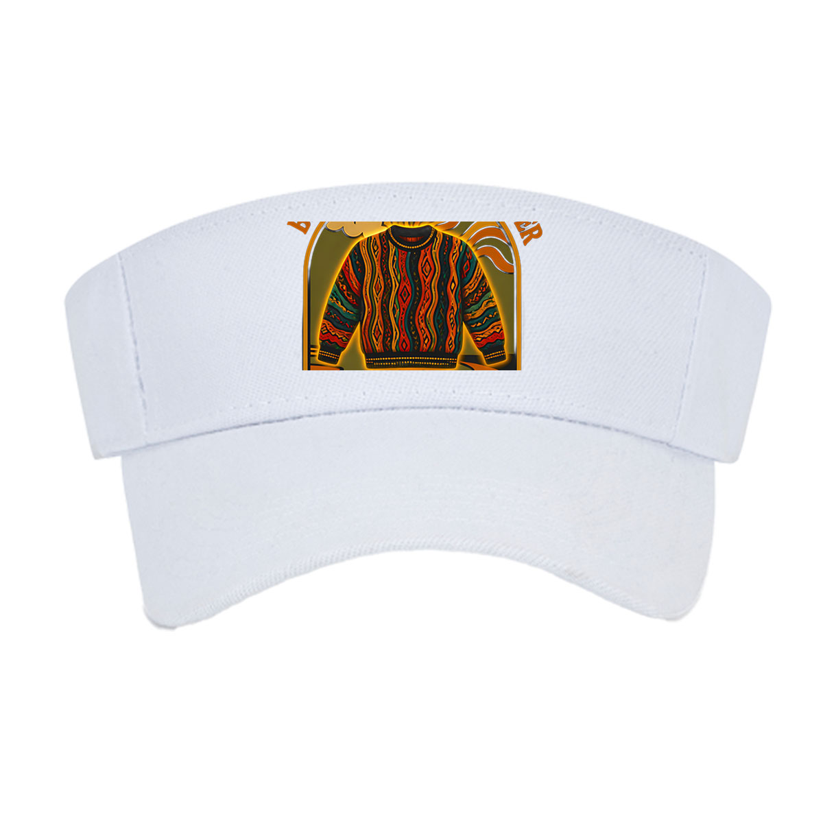 Black and Ugly as Ever: Coogi Sweater Artwork -  Visor cap