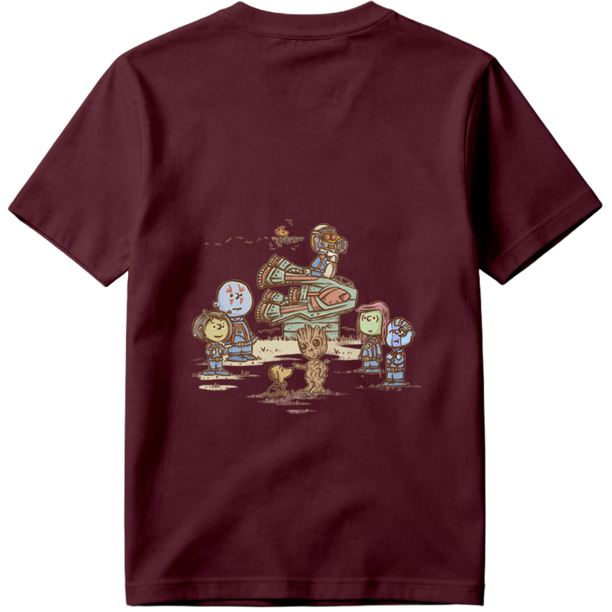 Guardians of the Galaxy: Groot, Rocket, Star-Lord, Gamora, Drax, and Nebula - Tee