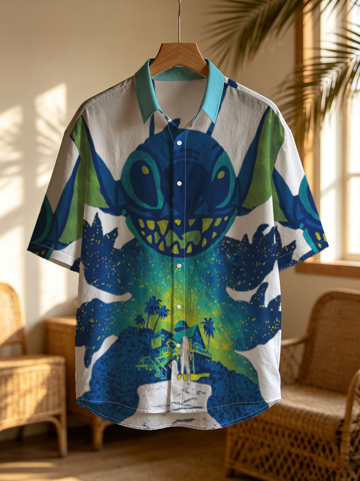Stitch and Lilo in a Starry Night Adventure -  Shirt
