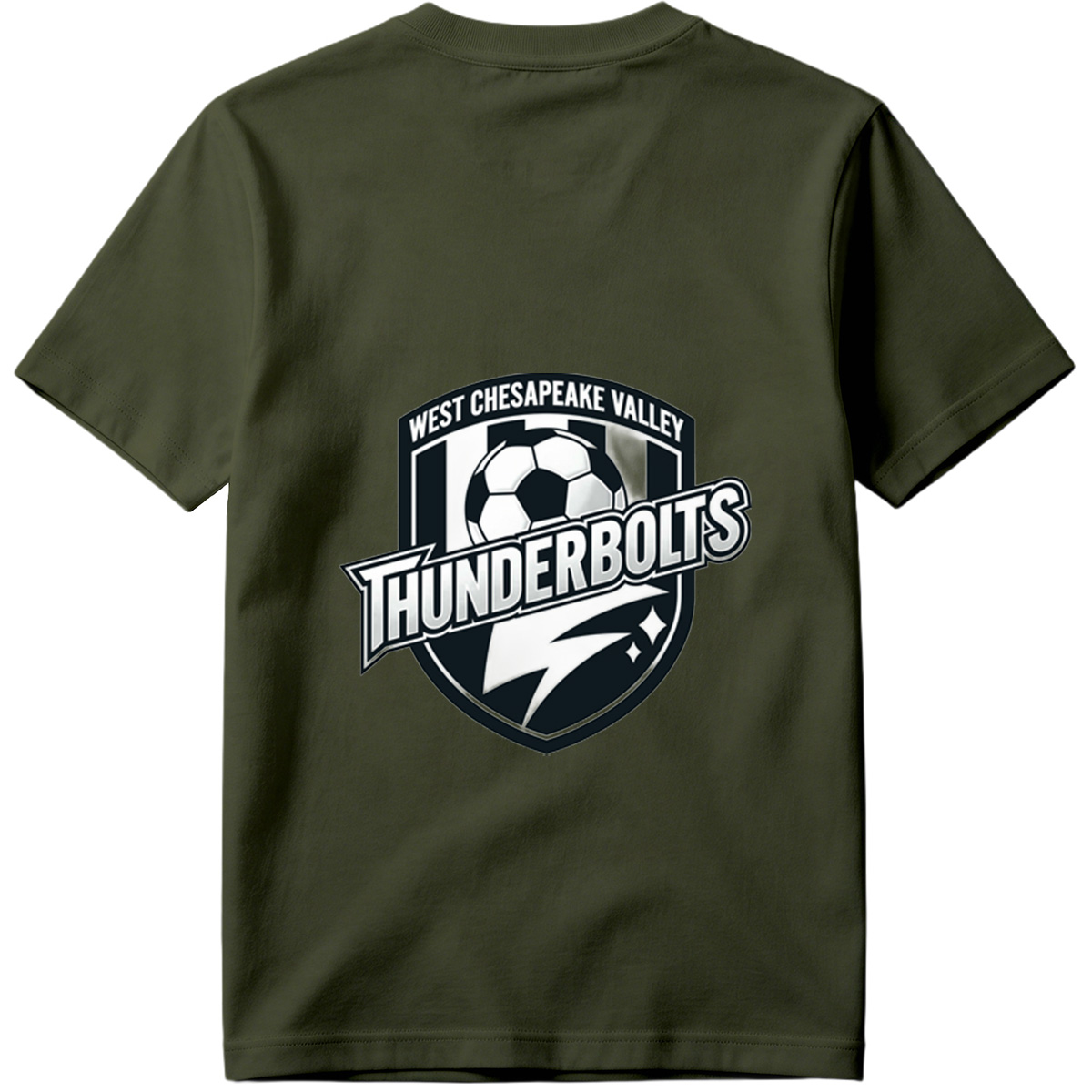 West Chesapeake Valley Thunderbolts Soccer Team Logo - Tee
