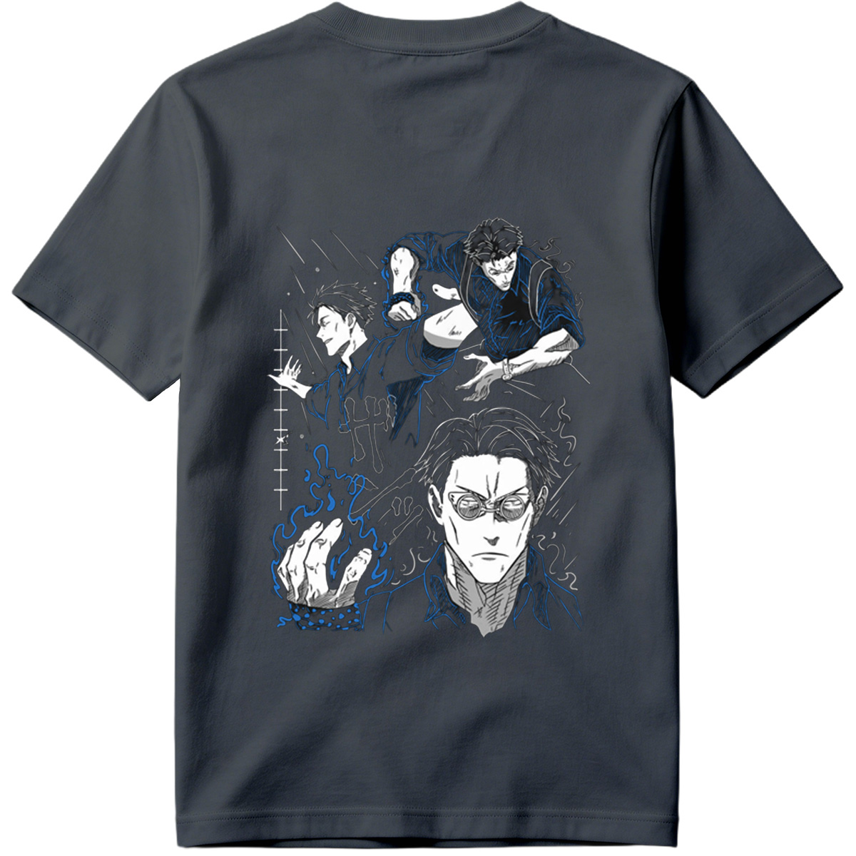 Jujutsu Kaisen: Sukuna, Megumi Fushiguro, and Satoru Gojo - Tee