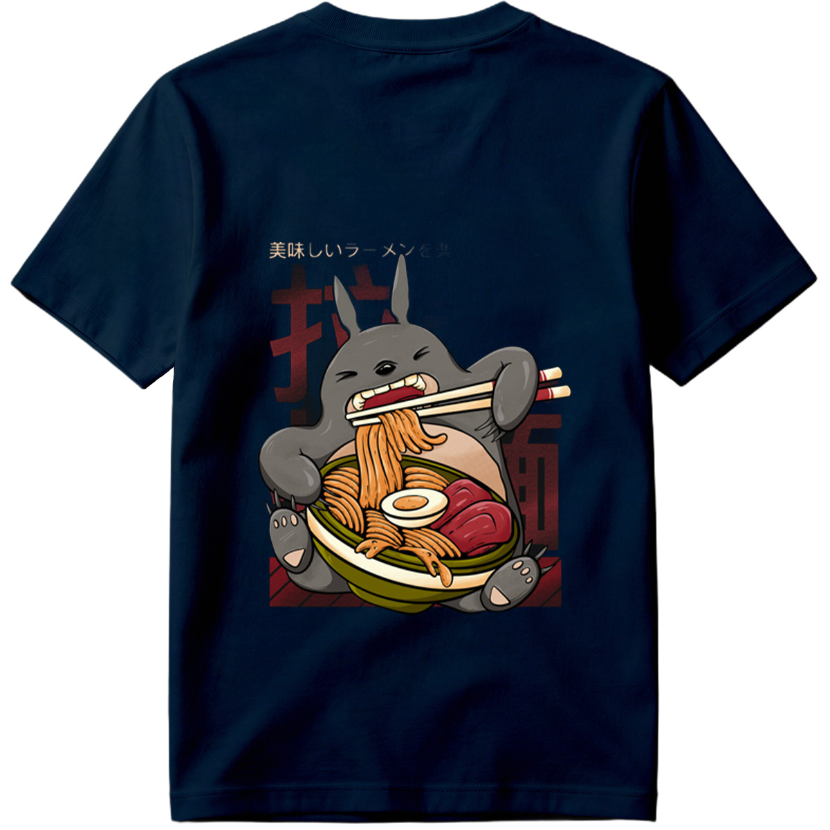Totoro Enjoying Ramen - Tee