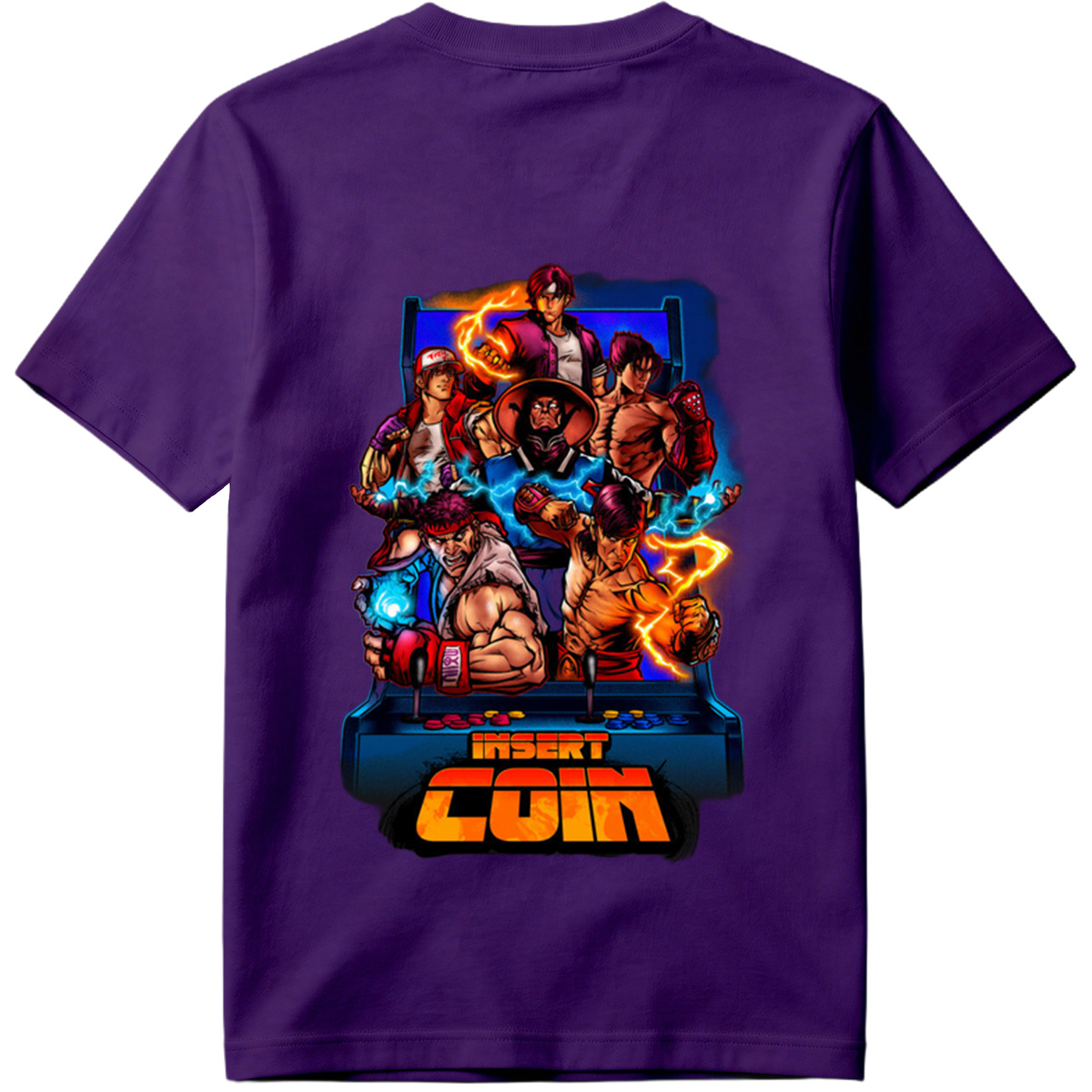 Street Fighter: Ryu, Ken, Chun-Li, Guile, Zangief, M. Bison - Tee