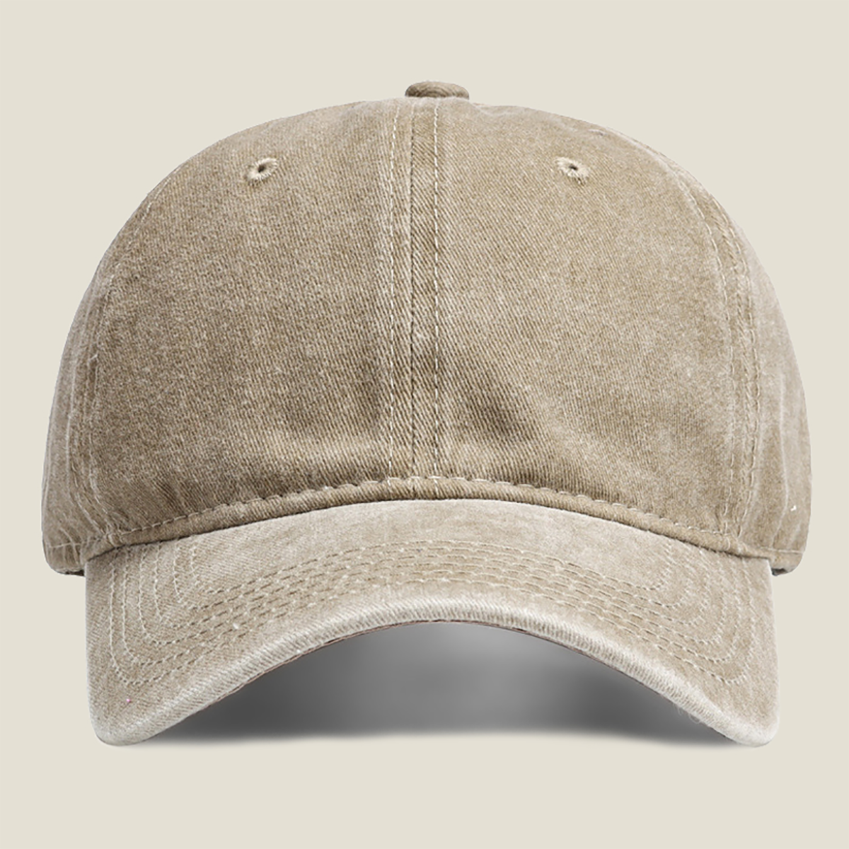Washed baseball cap