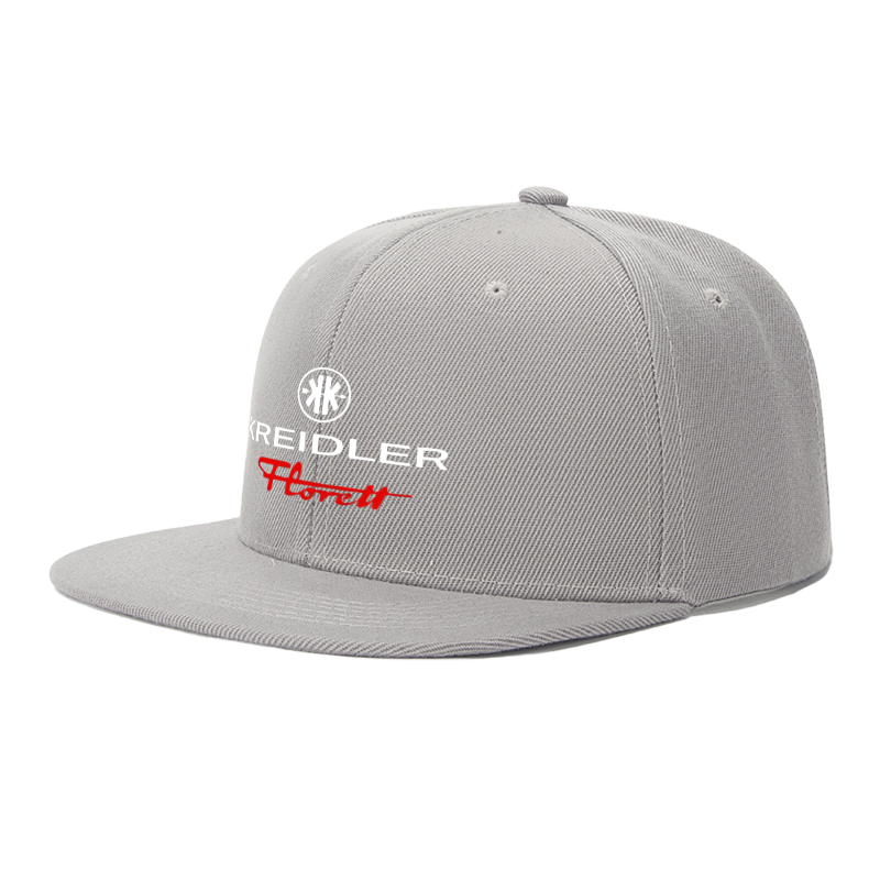 Flat Brim Baseball Cap Kreidler Florett Logo Print Streetwear Underground Skate Style for Basketball Courts Skate Parks and Urban Exploration Skaters Rappers Streetwear Enthusiasts
