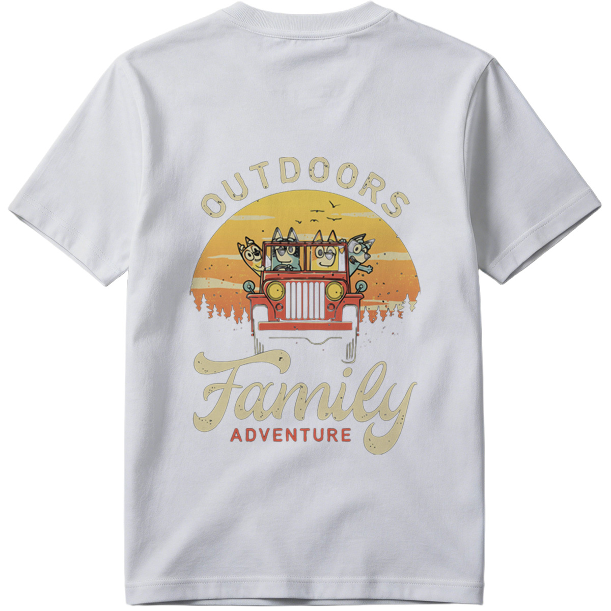 Bluey Family Outdoors Adventure - Tee