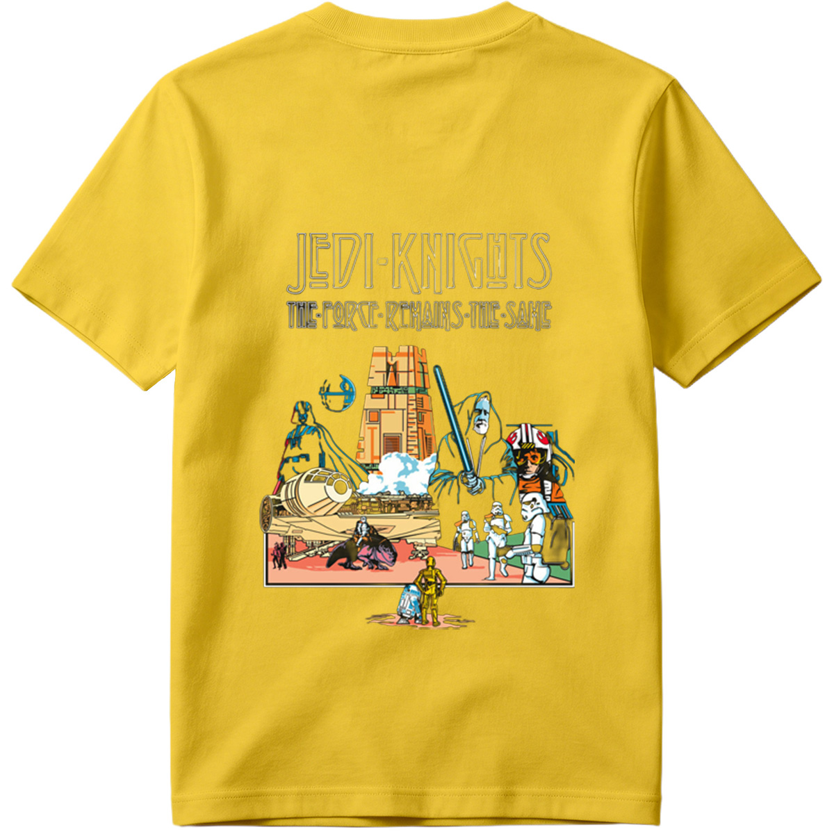 Jedi Knights: The Force Remains the Same – Darth Vader, Emperor Palpatine, Stormtroopers, and Iconic Star Wars Characters - Tee