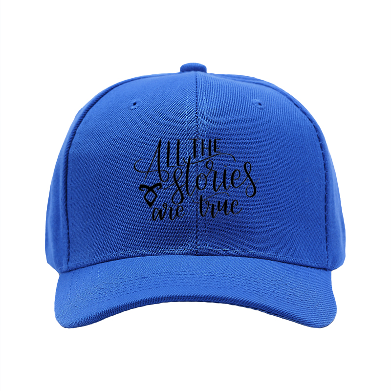 1pc New Baseball Cap All The Stories Are True Print Unisex Adjustable Hat for Outdoor Activities and Daily Wear Suitable for Adults and Teens