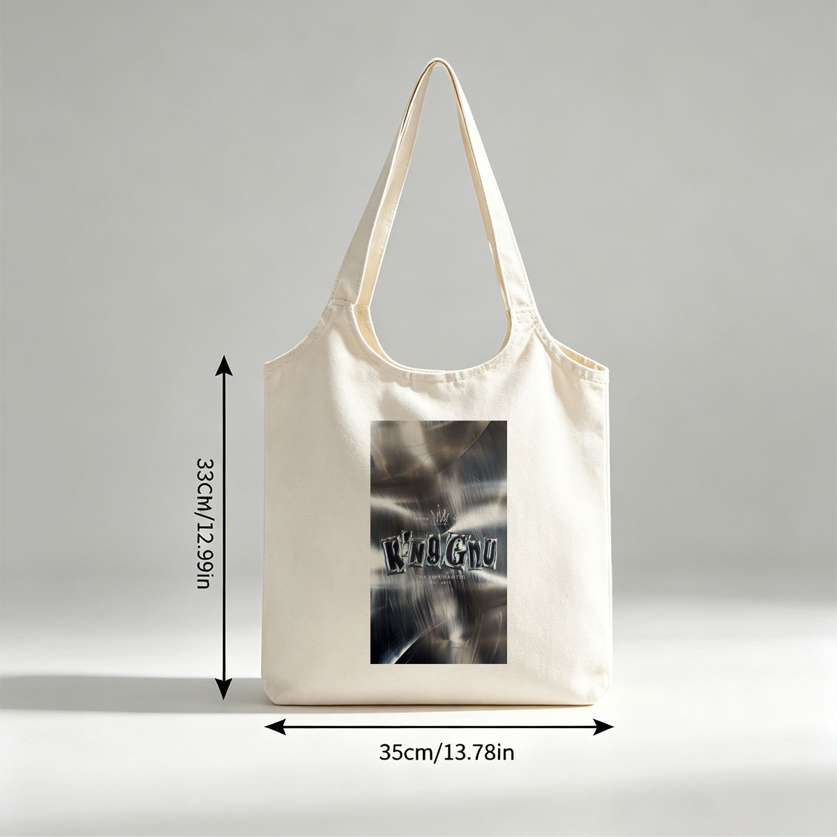 King Gnu Live Performance on Metallic Background with Dynamic Lighting Effects - Canvas shoulder bags/