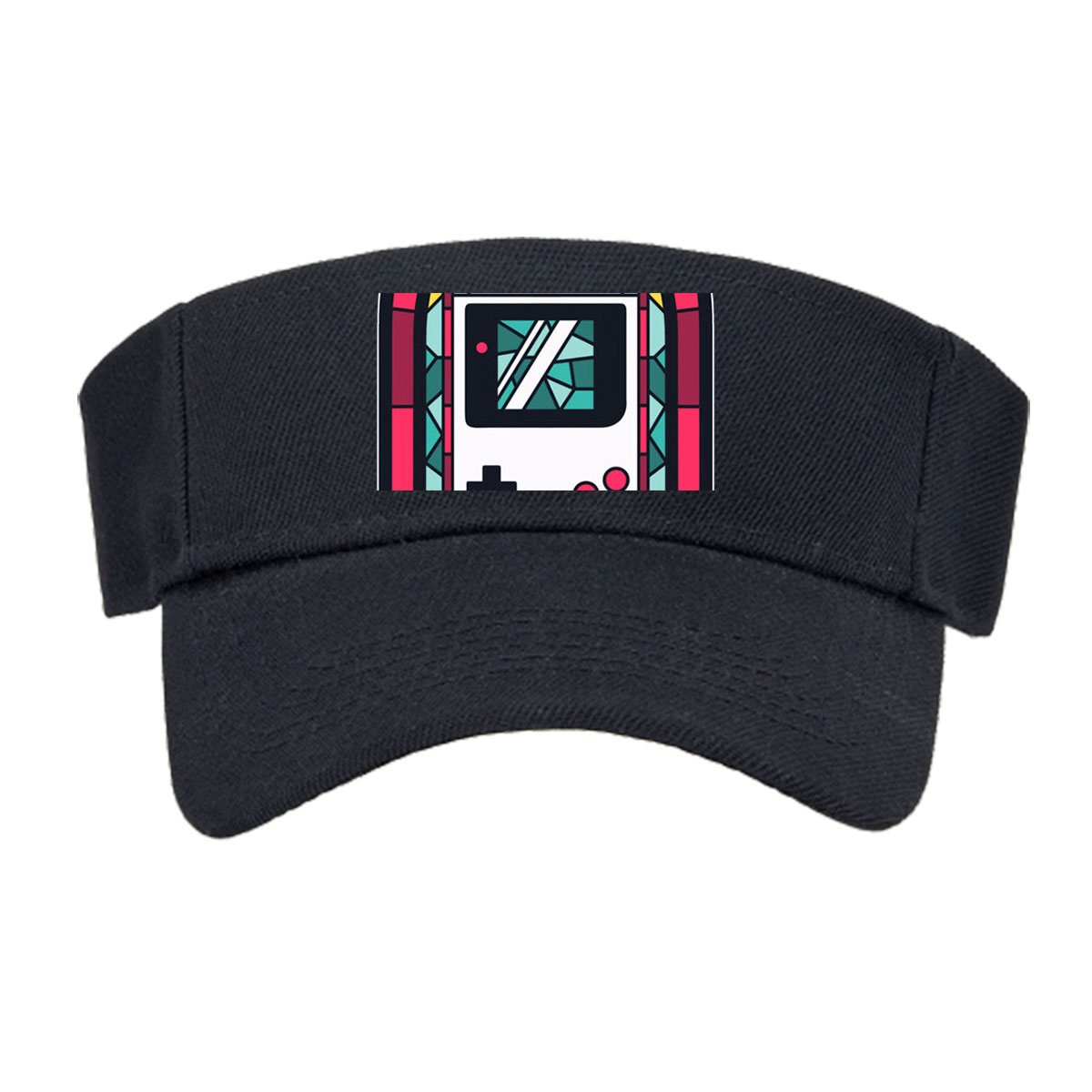 Stained Glass Game Boy Art -  Visor cap