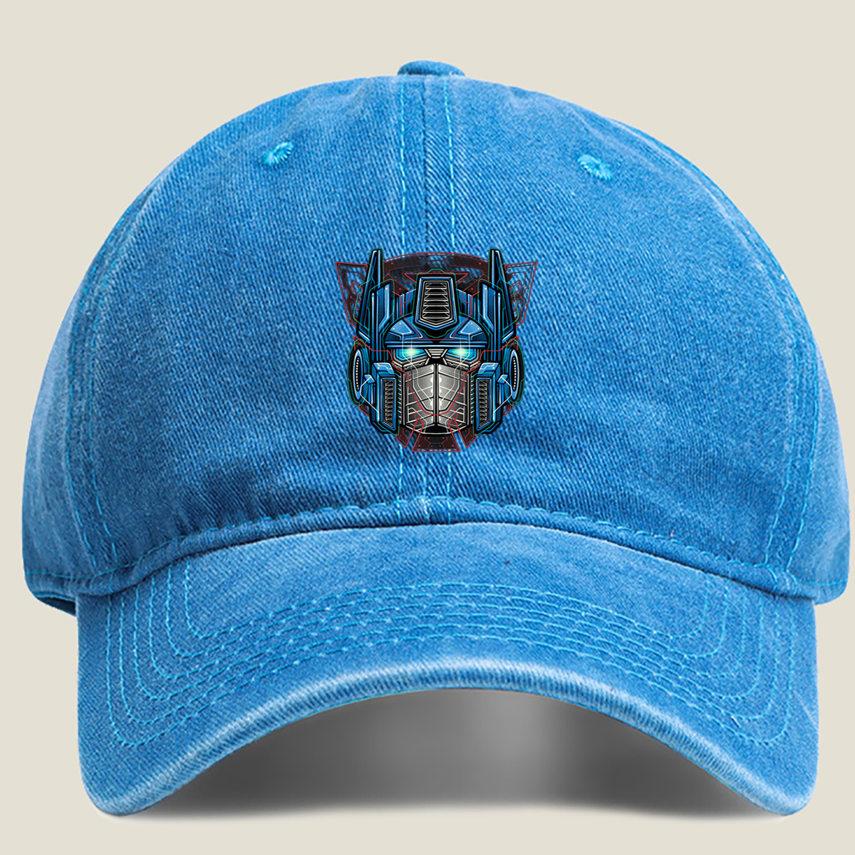 Transformers Optimus Prime - Washed Denim - Baseball Cap