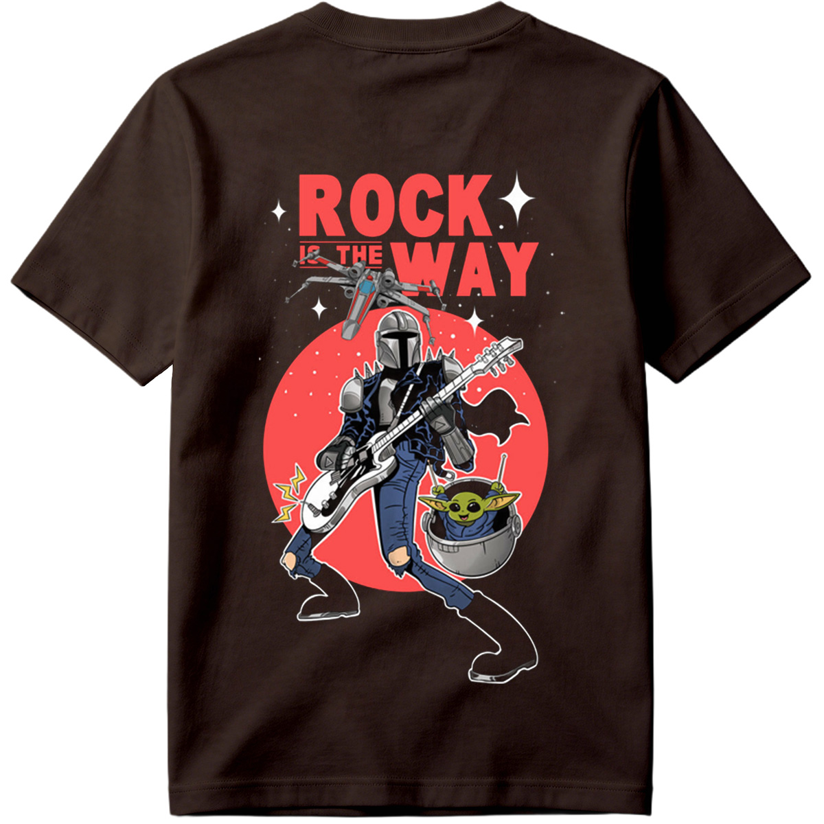 The Mandalorian & Grogu Rock Star Design - Tee