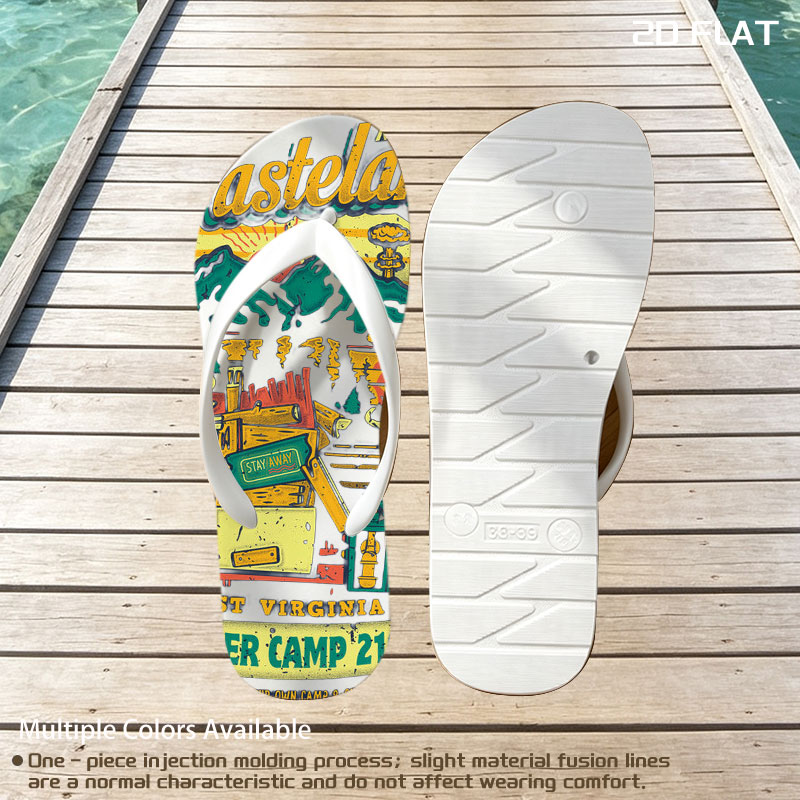 Nuclear Wasteland: Summer Camp 2102 - West Virginia Survival Adventure -  flip-flops