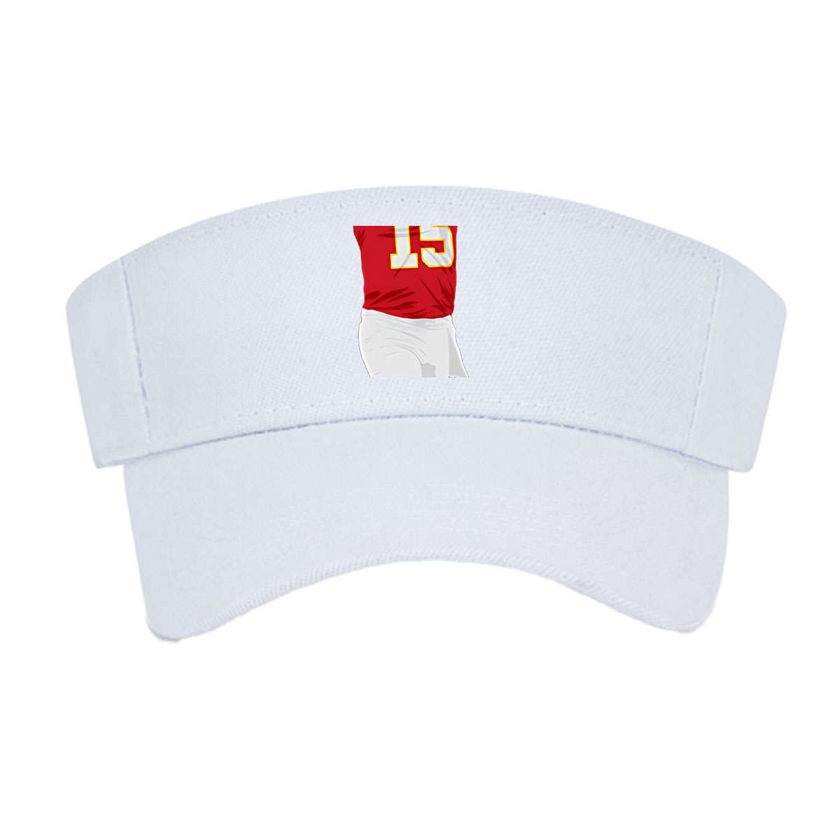 Patrick Mahomes Celebrates in Chiefs Uniform -  Visor cap