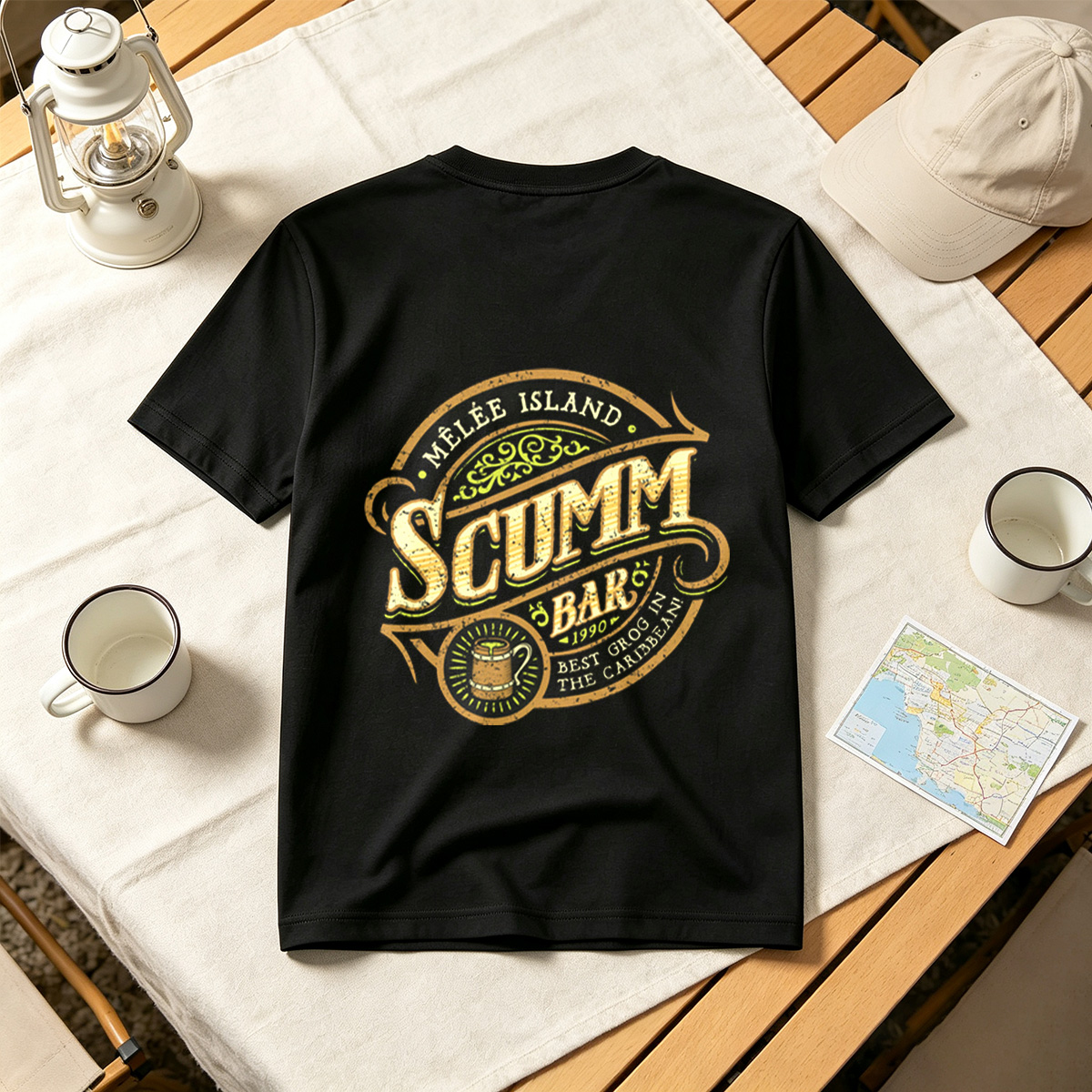 Scumm Bar - Melee Island 1990 - Tee