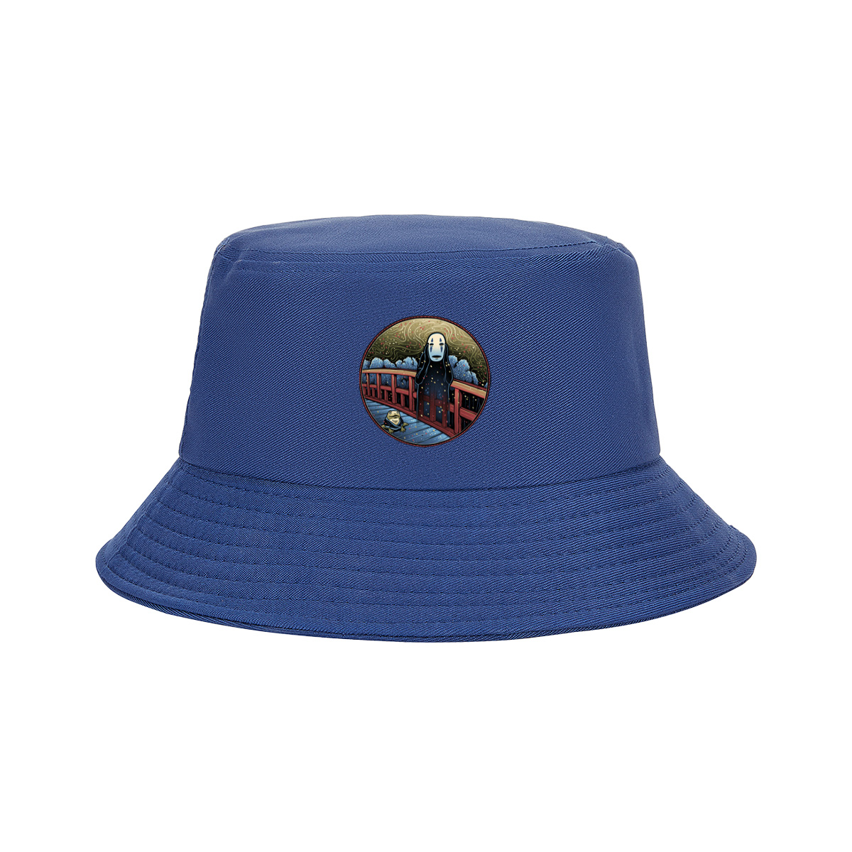 Spirited Away: No-Face and Frog on Bridge - Fisherman's Hat