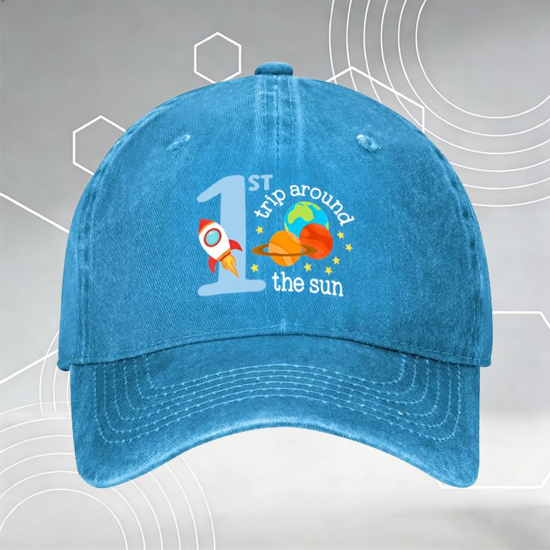 New Boat Waves Sun Rays Lake Days Printed Baseball Cap Unisex Adjustable Hat for Outdoor Summer Activities Men Women